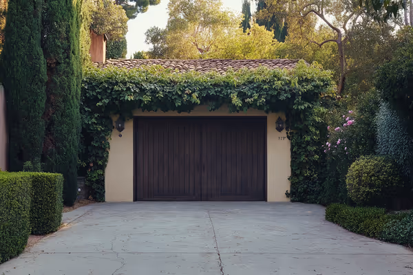Well maintained garage door is a seamless blend of function and style.
