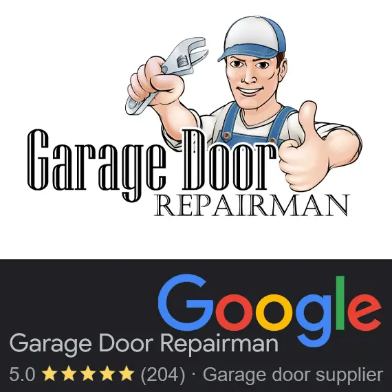 Garage Door repairman banner